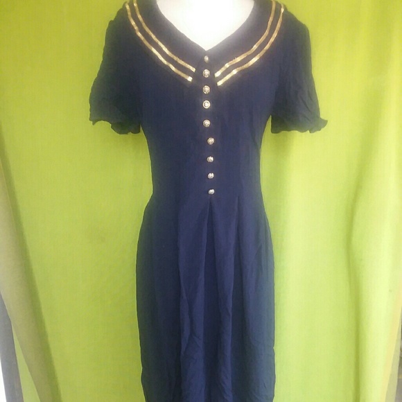 miss Dorothy Dresses & Skirts - Vintage Rockabilly Nautical Dress size 12